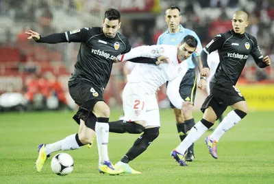 Cúp Nhà vua - Valencia loại Sevilla
