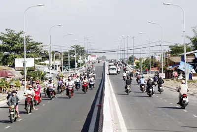 Nút giao thông Gò Dưa sẽ góp phần giảm ùn tắc giao thông tại khu vực Quốc lộ 1A Nút giao thông Gò Dưa sẽ góp phần giảm ùn tắc giao thông tại khu vực Quốc lộ 1A