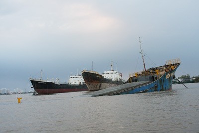 The sunken vessel The sunken vessel