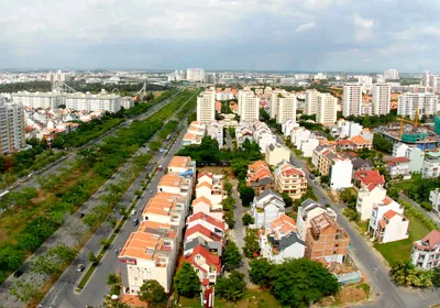 Một góc khu đô thị Phú Mỹ Hưng, TPHCM. Ảnh: Cao Thăng Một góc khu đô thị Phú Mỹ Hưng, TPHCM. Ảnh: Cao Thăng