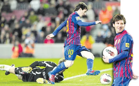 Của Cesar trao cho... Messi