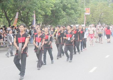 The Gong troupe of Dak Lak Province The Gong troupe of Dak Lak Province
