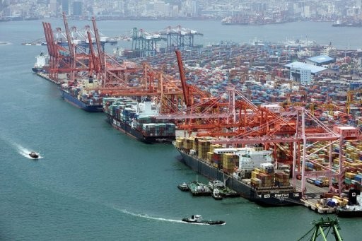 This general view shows S.Korea's southern port of Busan, 450km southeast of Seoul, in 2008. This general view shows S.Korea's southern port of Busan, 450km southeast of Seoul, in 2008.