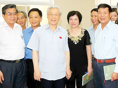 Tiếp xúc cử tri Hà Nội, Tổng Bí thư Nguyễn Phú Trọng: Phải lắng nghe ý kiến nhân dân