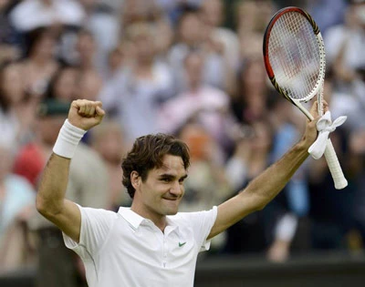 Roger Federer vô địch đơn nam Wimbledon 2012