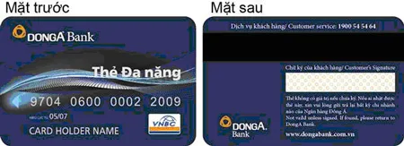Sáng nay, DongA Bank phát hành mẫu mới thẻ đa năng
