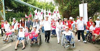 ‘Charity Walk’ in support of Agent Orange victims (Photo: Sggp) ‘Charity Walk’ in support of Agent Orange victims (Photo: Sggp)