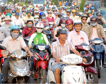 Traffic congestion continues to plague HCMC (Photo: SGGP) Traffic congestion continues to plague HCMC (Photo: SGGP)