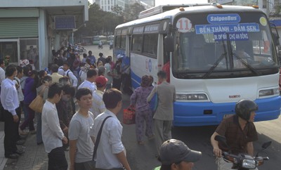 HCMC will increase the number of bus trips during National Day holiday break (Photo: SGGP) HCMC will increase the number of bus trips during National Day holiday break (Photo: SGGP)