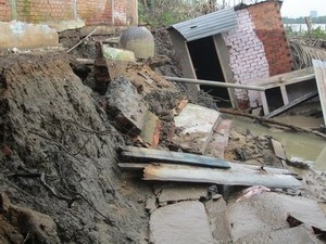 Devastation caused by the landslide in Nha Be District of HCMC on August 31 (Photo: VNA) Devastation caused by the landslide in Nha Be District of HCMC on August 31 (Photo: VNA)