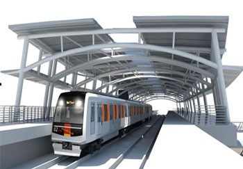 Model of Ben Thanh-Suoi Tien metro station Model of Ben Thanh-Suoi Tien metro station