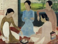 A painting by Vu Cao Dam A painting by Vu Cao Dam
