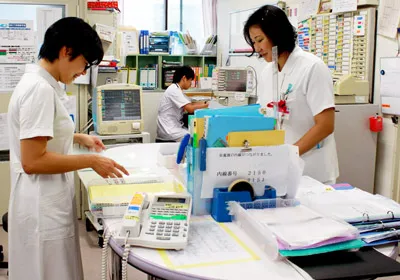 Lao động Việt Nam làm điều dưỡng các bệnh viện tại Nhật Bản. Ảnh: C.T.V. Lao động Việt Nam làm điều dưỡng các bệnh viện tại Nhật Bản. Ảnh: C.T.V.