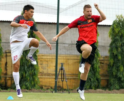 Đội tuyển quốc gia tập huấn đợt 4 - Làm quen món “cháo thể lực”