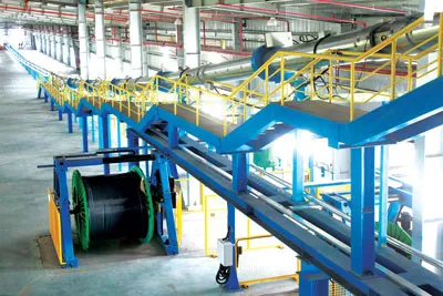Ống CV và ống làm nguội trong dây chuyền sản xuất cáp ngầm tại Nhà máy Tân Phú Trung Ống CV và ống làm nguội trong dây chuyền sản xuất cáp ngầm tại Nhà máy Tân Phú Trung