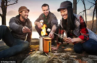 Bếp củi thông minh có thể sạc pin điện thoại, máy tính ảnh 3 Bếp củi thông minh có thể sạc pin điện thoại, máy tính ảnh 3