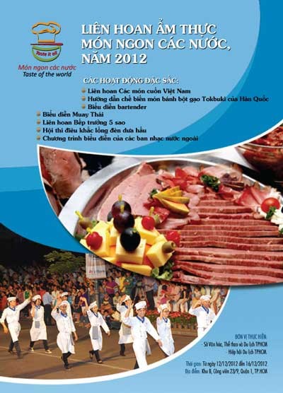 Poster promoting this year’s ‘Taste of the World’ Culinary Festival Poster promoting this year’s ‘Taste of the World’ Culinary Festival