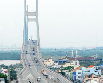 Phu My Bridge was built by a private company (Photo: SGGP) Phu My Bridge was built by a private company (Photo: SGGP)