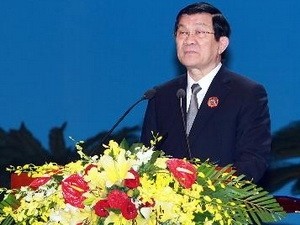 President Truong Tan Sang speaks at the ceremony (Source:VNA) President Truong Tan Sang speaks at the ceremony (Source:VNA)