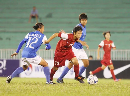 Vòng loại thứ 2 giải vô địch U19 nữ châu Á 2012: Chủ nhà Việt Nam thắng đậm
