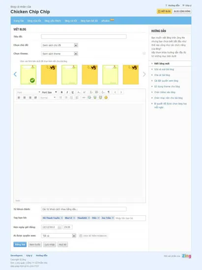 Zing Blog sẵn sàng thay thế Yahoo Blog