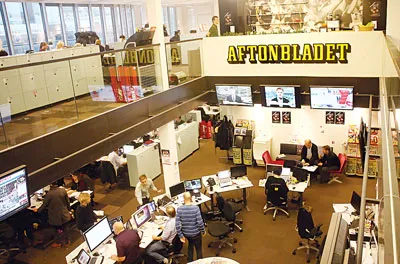 Bên trong tòa soạn Aftonbladet Bên trong tòa soạn Aftonbladet
