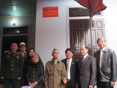 Khánh thành 73 căn nhà nghĩa tình Trường Sơn tại Nghệ An ảnh 3 Khánh thành 73 căn nhà nghĩa tình Trường Sơn tại Nghệ An ảnh 3