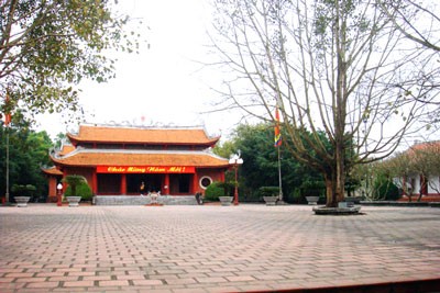 A King Tran temple in Dong Trieu Ward A King Tran temple in Dong Trieu Ward