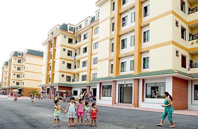 An apartment block in district 12 for low income people An apartment block in district 12 for low income people