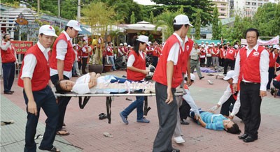 Young people being trained in first aid (Photo: SGGP) Young people being trained in first aid (Photo: SGGP)