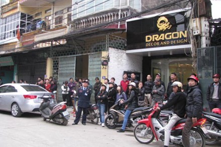 The scene of the murder (Photo: Laodong ) The scene of the murder (Photo: Laodong )