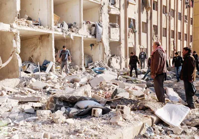 Syria: Trường đại học Aleppo trúng rocket, hơn 240 người thương vong