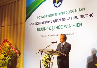 Tân Hiệu trưởng ĐH Văn Hiến PGS.TS.Trần Văn Thiện: “Chính sách xuyên suốt của nhà trường là cam kết lấy người học làm trung tâm”