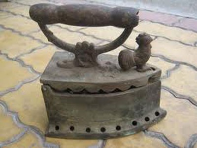 Charcoal irons, nostalgic memories of hard days in the past Charcoal irons, nostalgic memories of hard days in the past