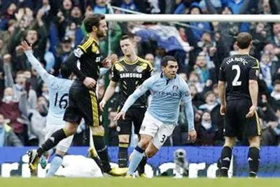 Vòng 27 Giải Ngoại hạng Anh (đêm 24-2): Man.City thắng Chelsea 2 - 0