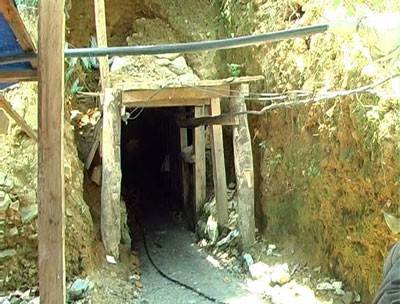 The mine where three unlucky gold diggers died of suffocation (Photo: SGGP) The mine where three unlucky gold diggers died of suffocation (Photo: SGGP)