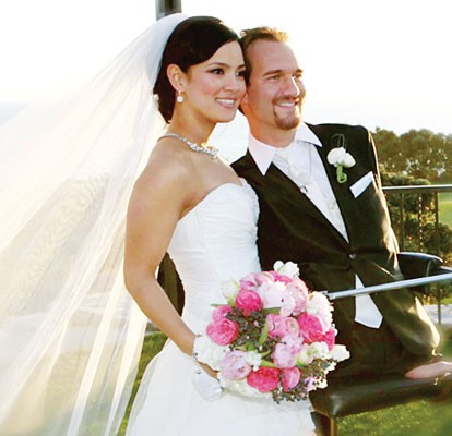 At his wedding ceremony At his wedding ceremony