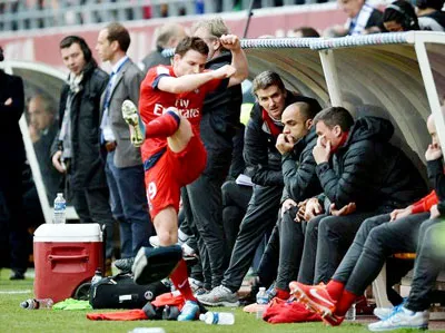Khi Kevin Gameiro bất mãn...