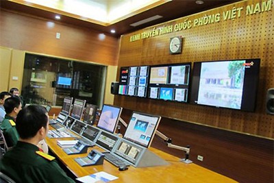 Vietnam National Defense TV channel went on air on May 19 (Source: VOV) Vietnam National Defense TV channel went on air on May 19 (Source: VOV)