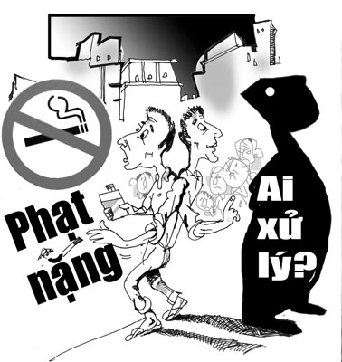 Hút thuốc lá nơi công cộng: Chưa phạt, chưa sợ
