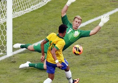 Giao hữu bóng đá quốc tế: Brazil hòa Anh 2 - 2