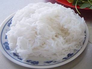 Rice vermicelli is found to have Tinopal fluorescent Rice vermicelli is found to have Tinopal fluorescent