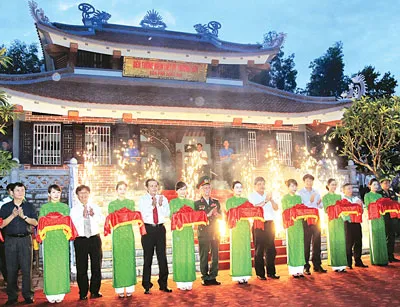 Khánh thành Đền Tưởng niệm liệt sĩ Trường Sơn - bến phà Long Đại: Một thời bi tráng
