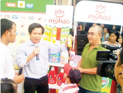 Một hoạt động giới thiệu sản phẩm của thương hiệu Mỹ Hảo Một hoạt động giới thiệu sản phẩm của thương hiệu Mỹ Hảo