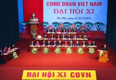 Đại hội XI Công đoàn Việt Nam: Công bố danh sách Ban Chấp hành Tổng Liên đoàn Lao động khóa XI