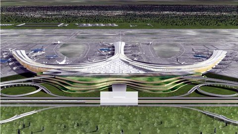 Impression architecture of Long Thanh Airport Impression architecture of Long Thanh Airport