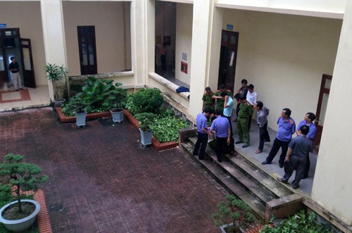Police arrive at the scene for investigation (Photo: Tuitre) Police arrive at the scene for investigation (Photo: Tuitre)