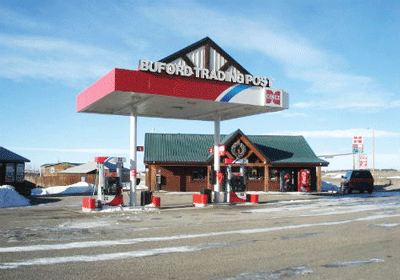 One gas station at the Buford Town (Photo:SGGP)