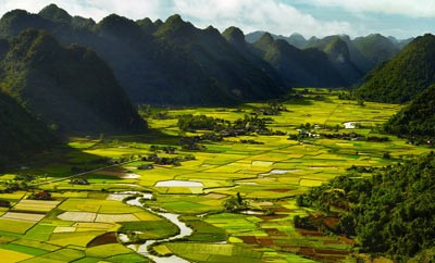 Bac Son valley in early morning by Vu Ngoc Anh Bac Son valley in early morning by Vu Ngoc Anh