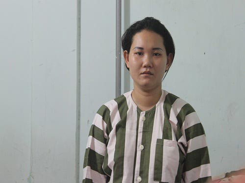 Cruel babysitter Ho Ngoc Nho is detained in police station